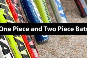 one piece and two piece baseball bats